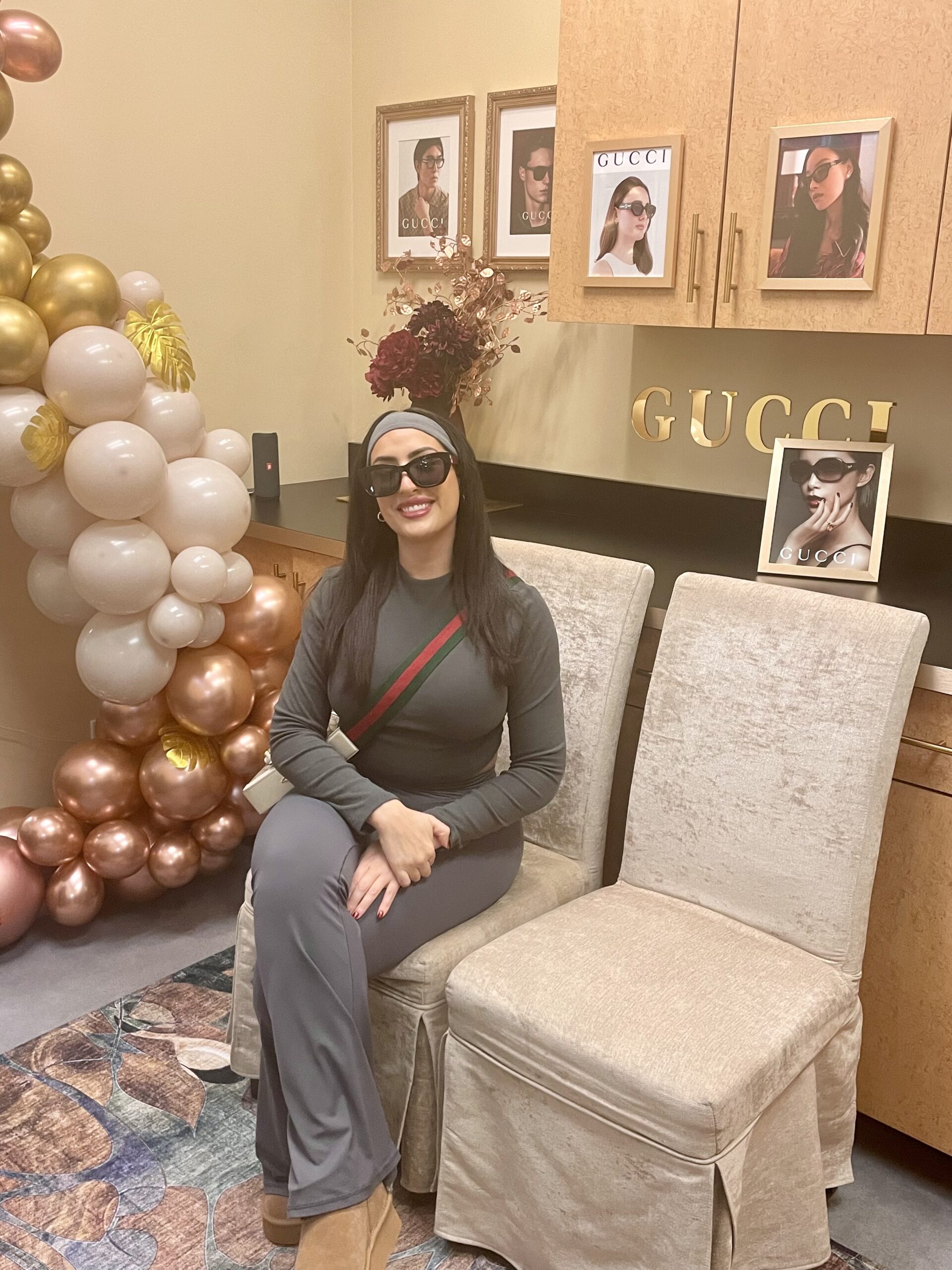 Elegant boutique eyewear private showing.